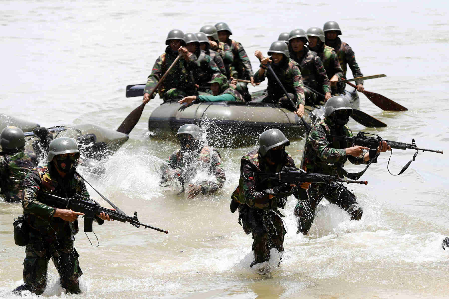 Latihan Pemeliharaan Kemampuan Prajurit Raider 