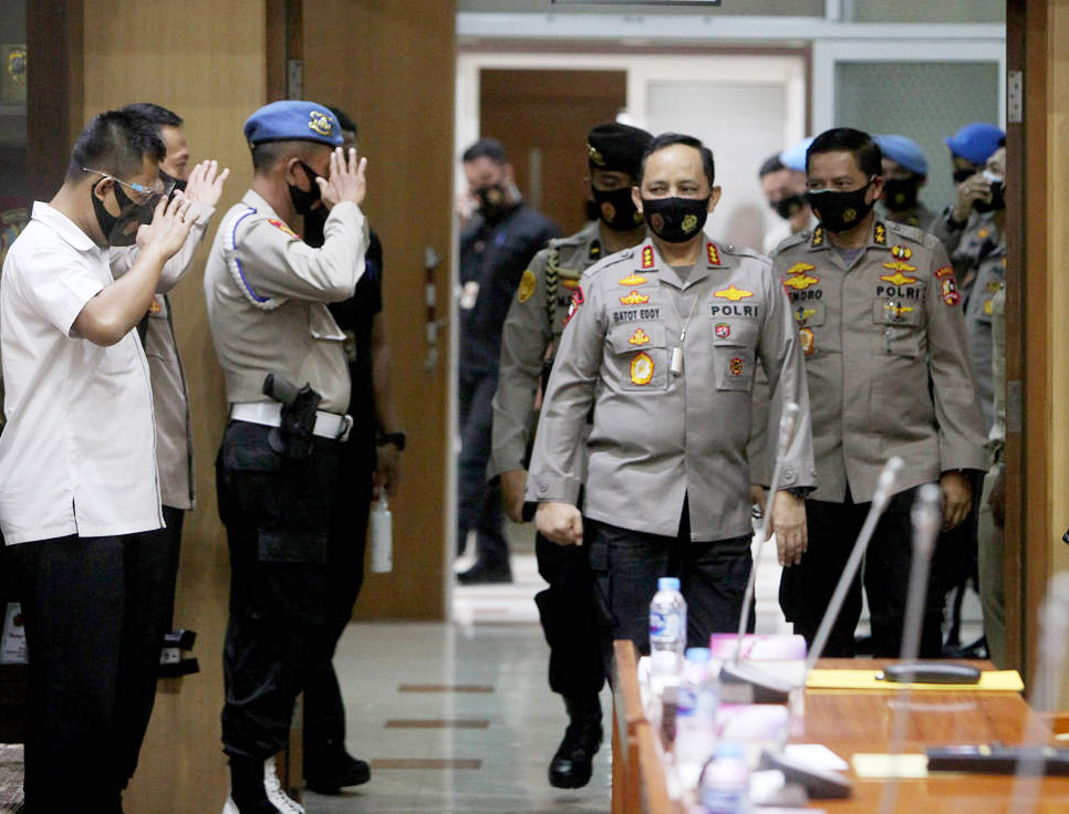 Komisi III-Wakapolri Bahas Anggaran Polri 2021