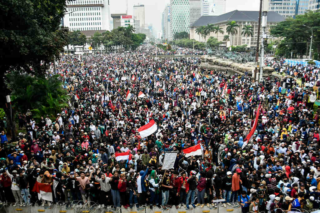 Aksi Penolakan RUU Cipta Kerja Berlanjut 