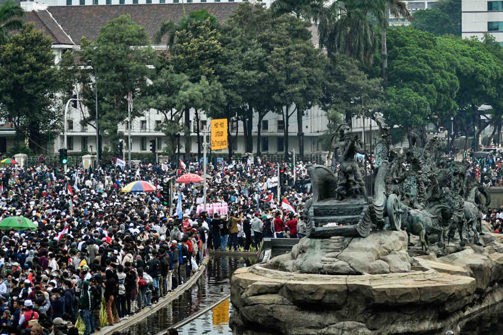 Aksi Penolakan RUU Cipta Kerja Berlanjut 