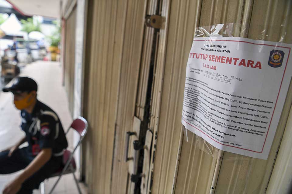 Harco Pasar Baru Ditutup Sementara