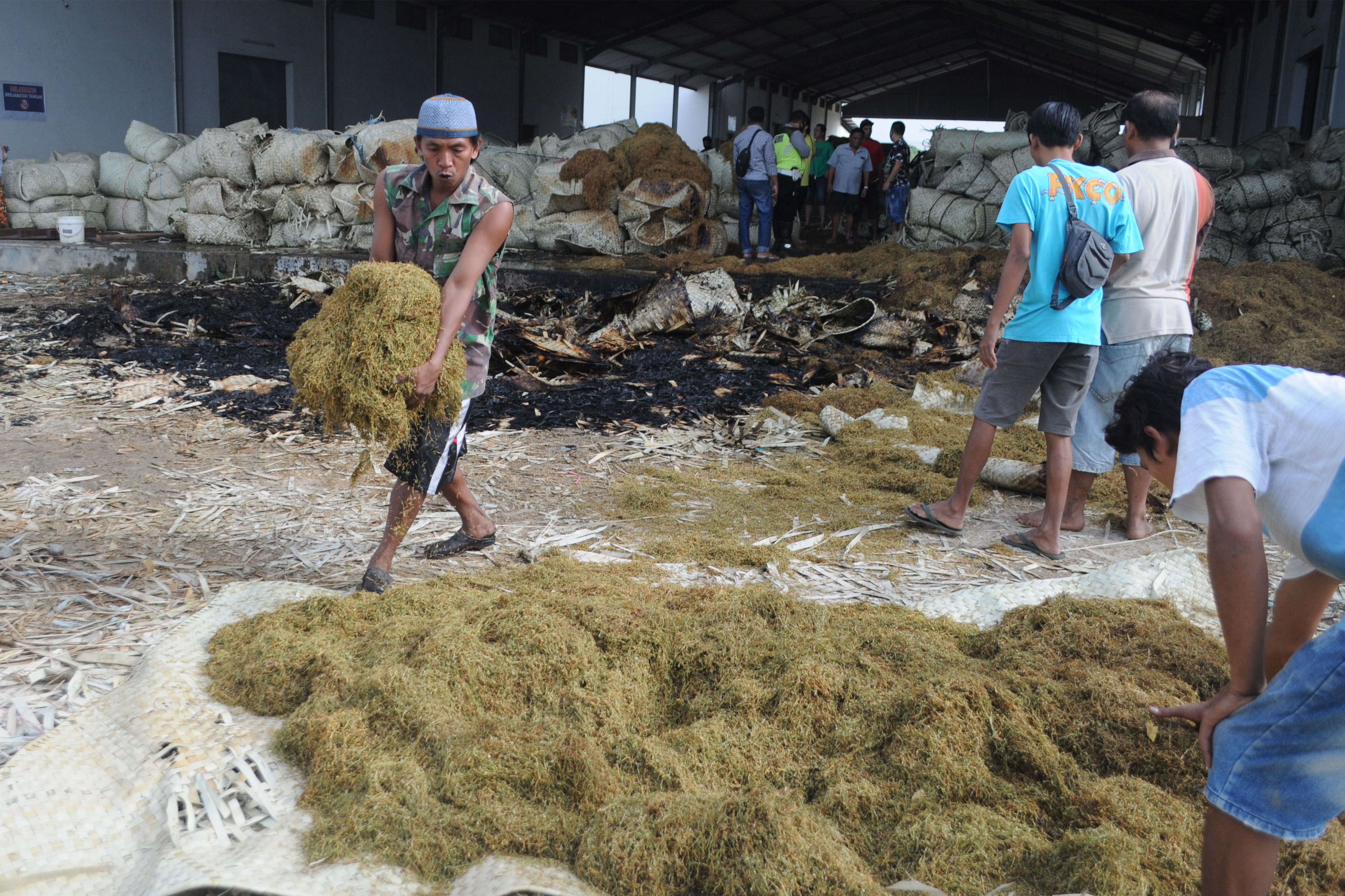 Kebakaran  Gudang Tembakau