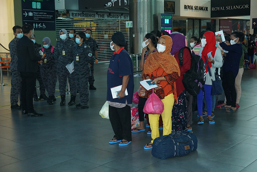 500 Pekerja Migran Ilegal Dipulangkan