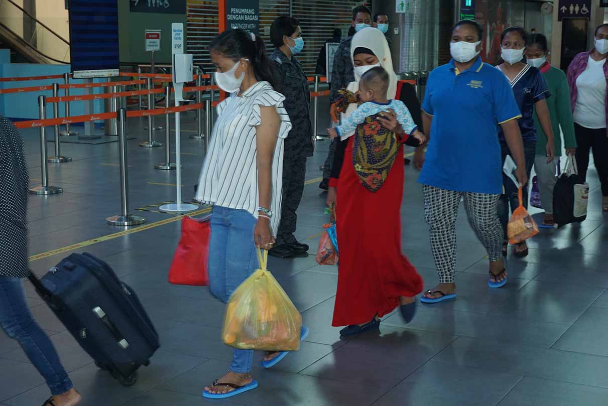 500 Pekerja Migran Ilegal Dipulangkan