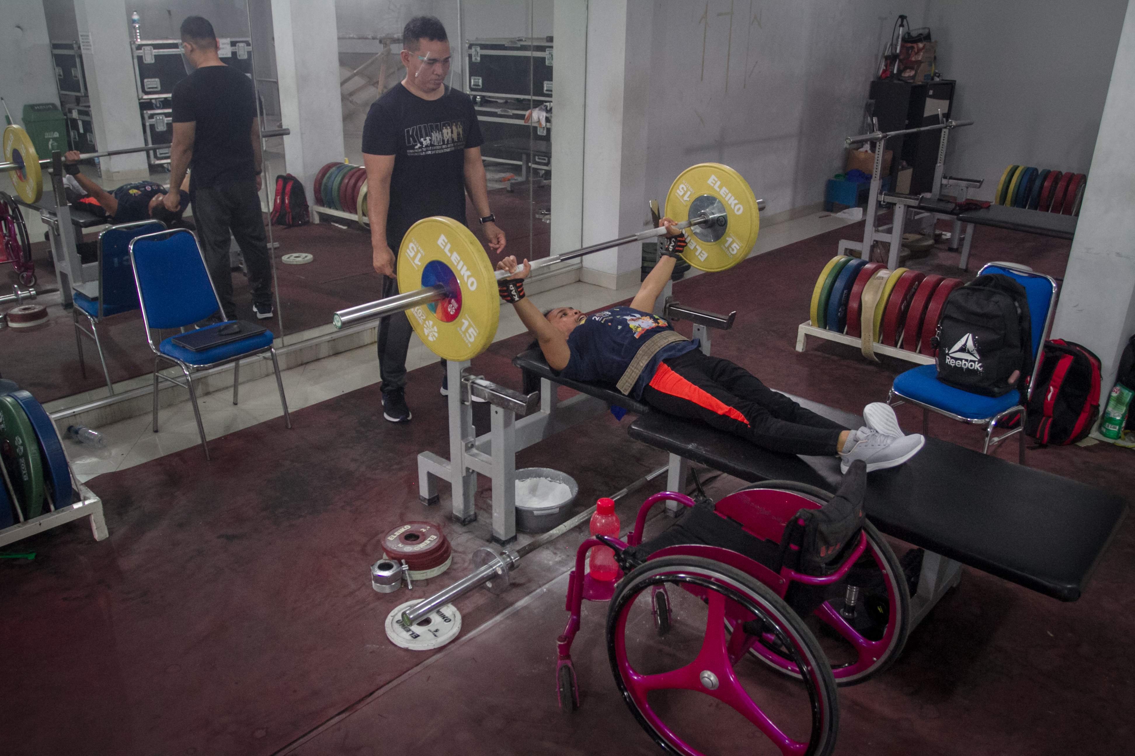 Pelatnas NPC Angkat Berat Paralimpiade