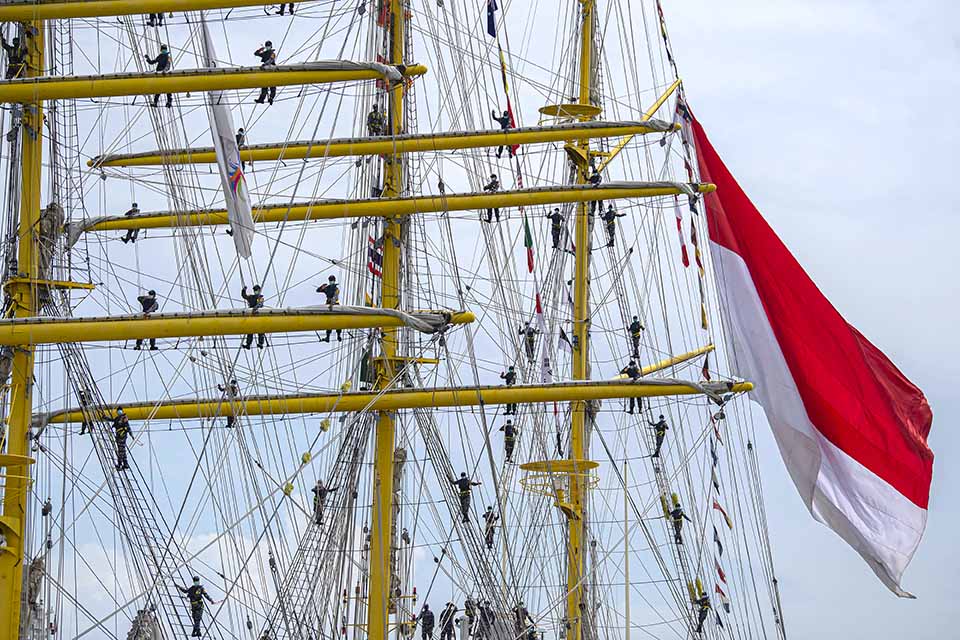 KRI Bima Suci Tiba di Medan