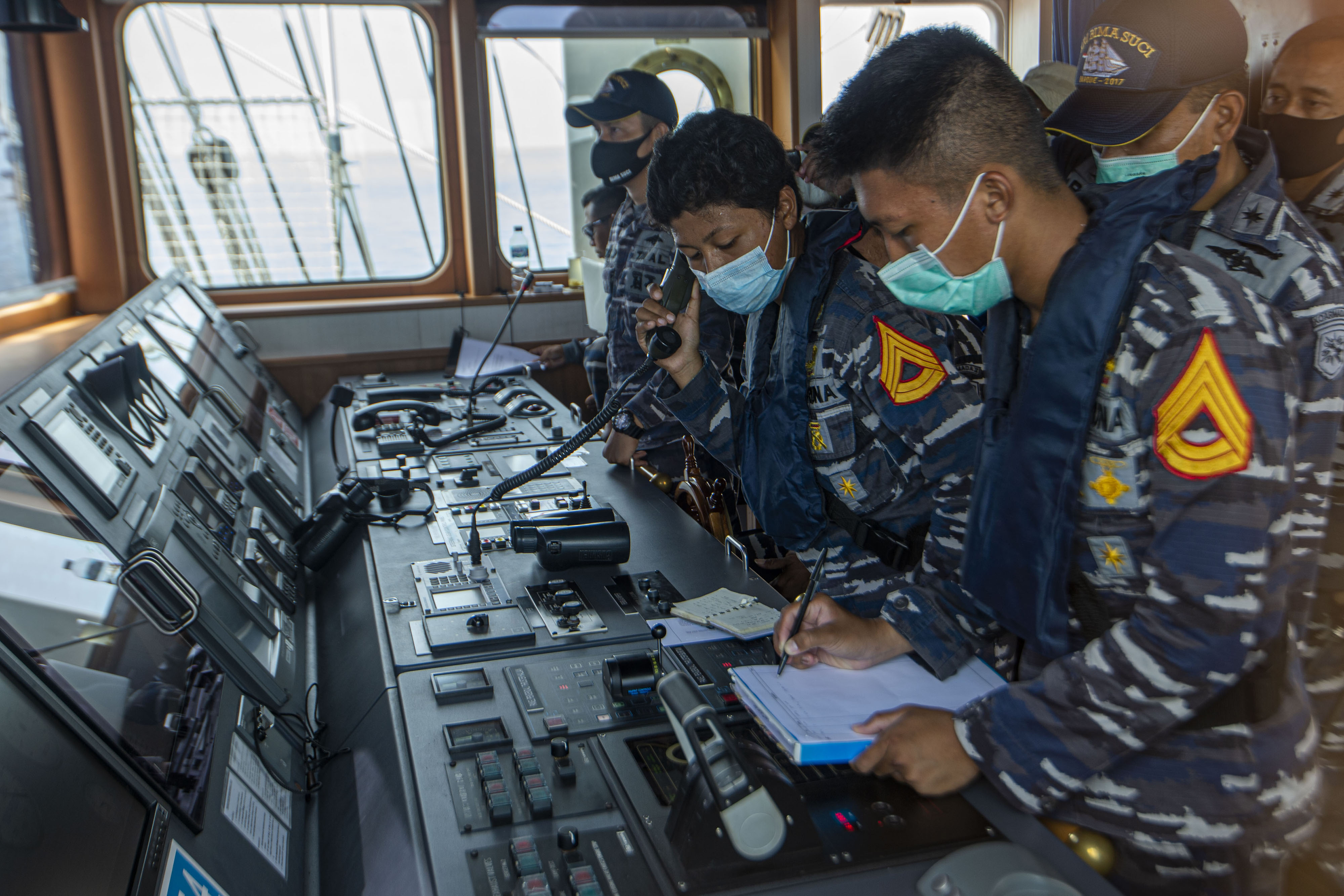 Latihan RAS KRI Bima Suci