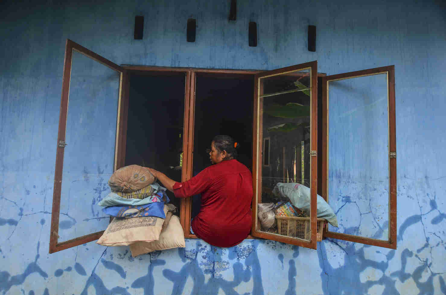 Jembatan Ciputrahaji Putus Pascabanjir di Ciamis  