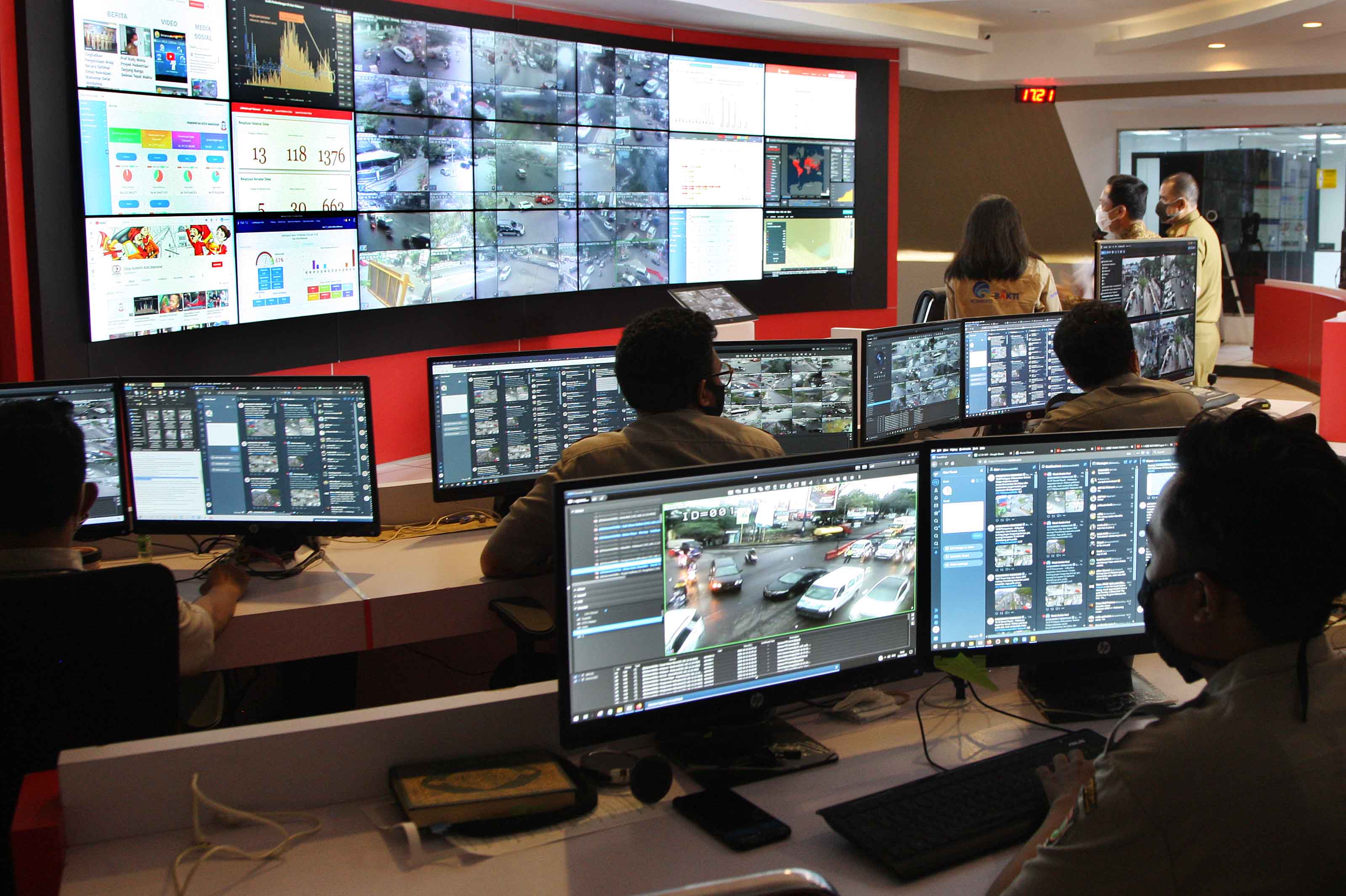 War Room Pemkot Makassar