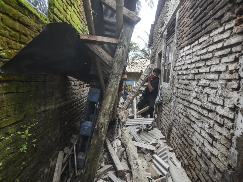 Dampak Gempa Pangandaran