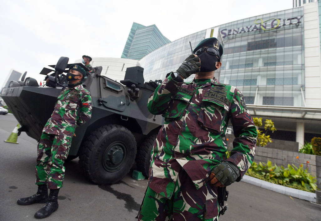 TNI Amankan Pusat Perbelanjaan Ibu Kota 
