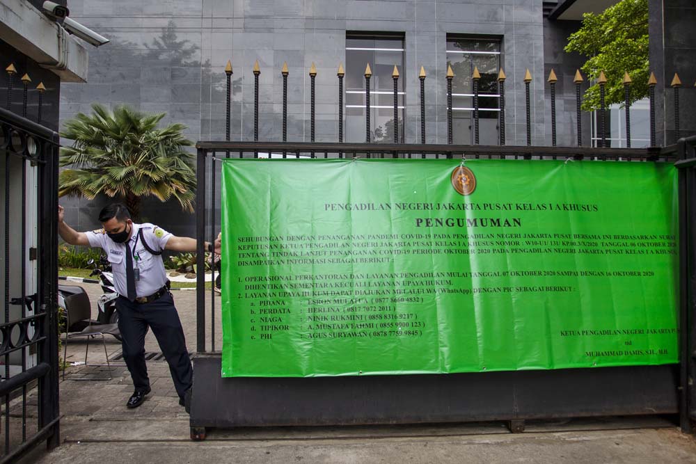 Pengadilan Negeri Jakarta Pusat Ditutup Sementara