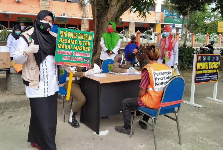 Operasi Yustisi Protokol Kesehatan di Muba