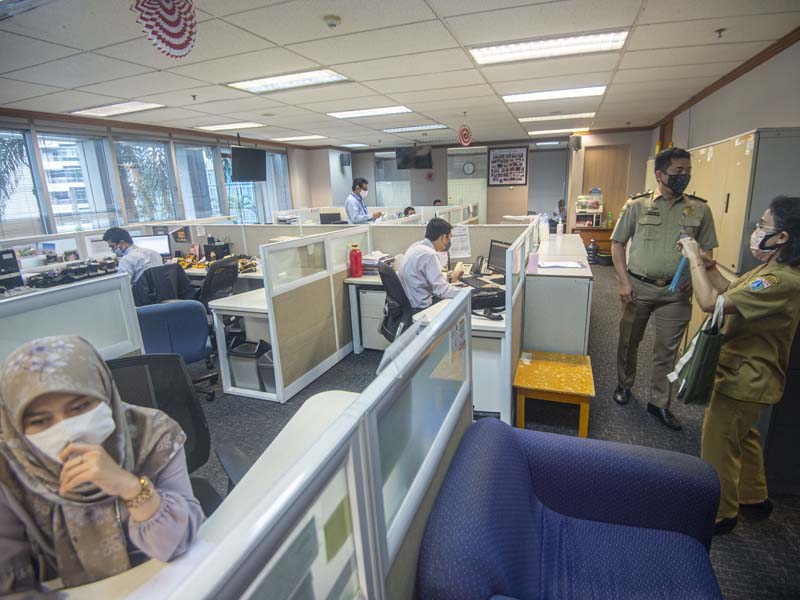 Sidak Klaster Perkantoran