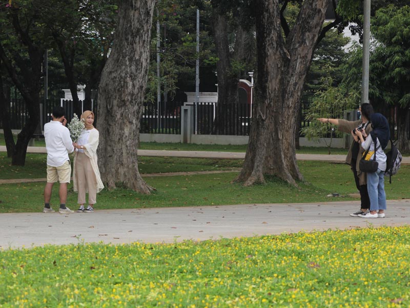 Pembukaan Taman Kota Masa Transisi