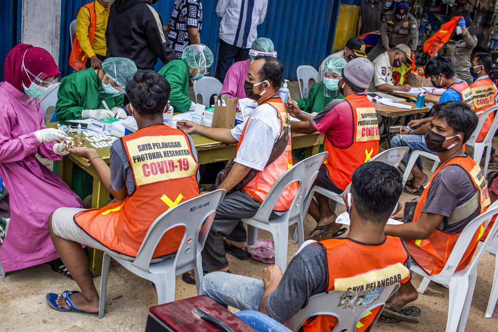 Rapid tes Para Pelanggar Protokol Kesehatan 