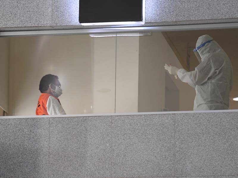 Sinukaban Jalani Tes Swab di KPK