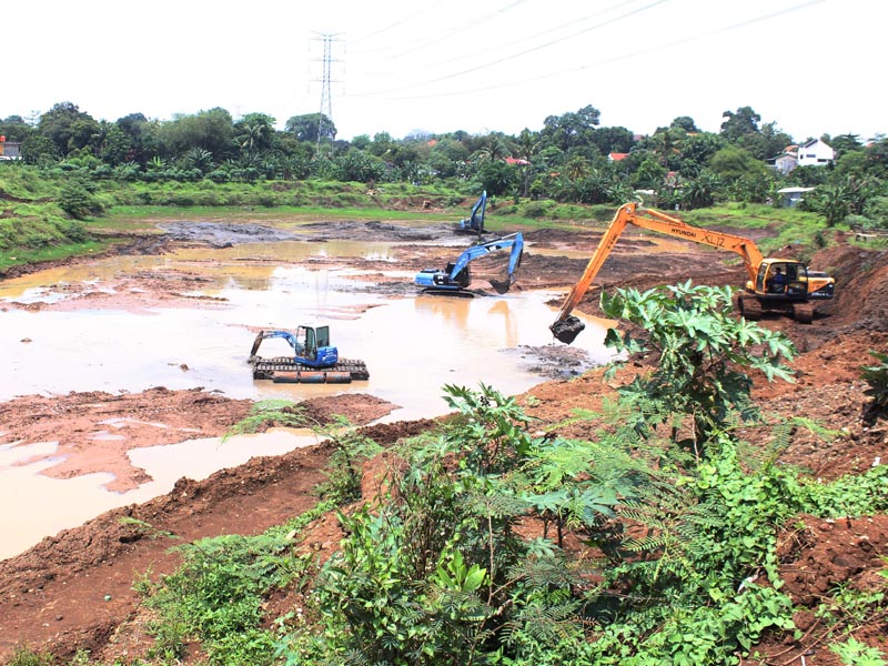 Penggalian Waduk Pondok Ranggon 