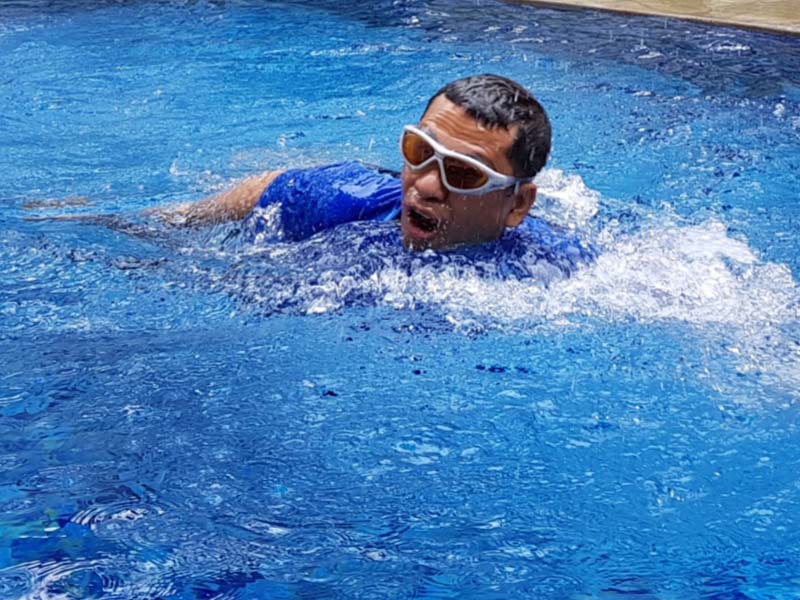 Saleh Husin Tetap Rutin Berolahraga Agar Badan Tetap Segar