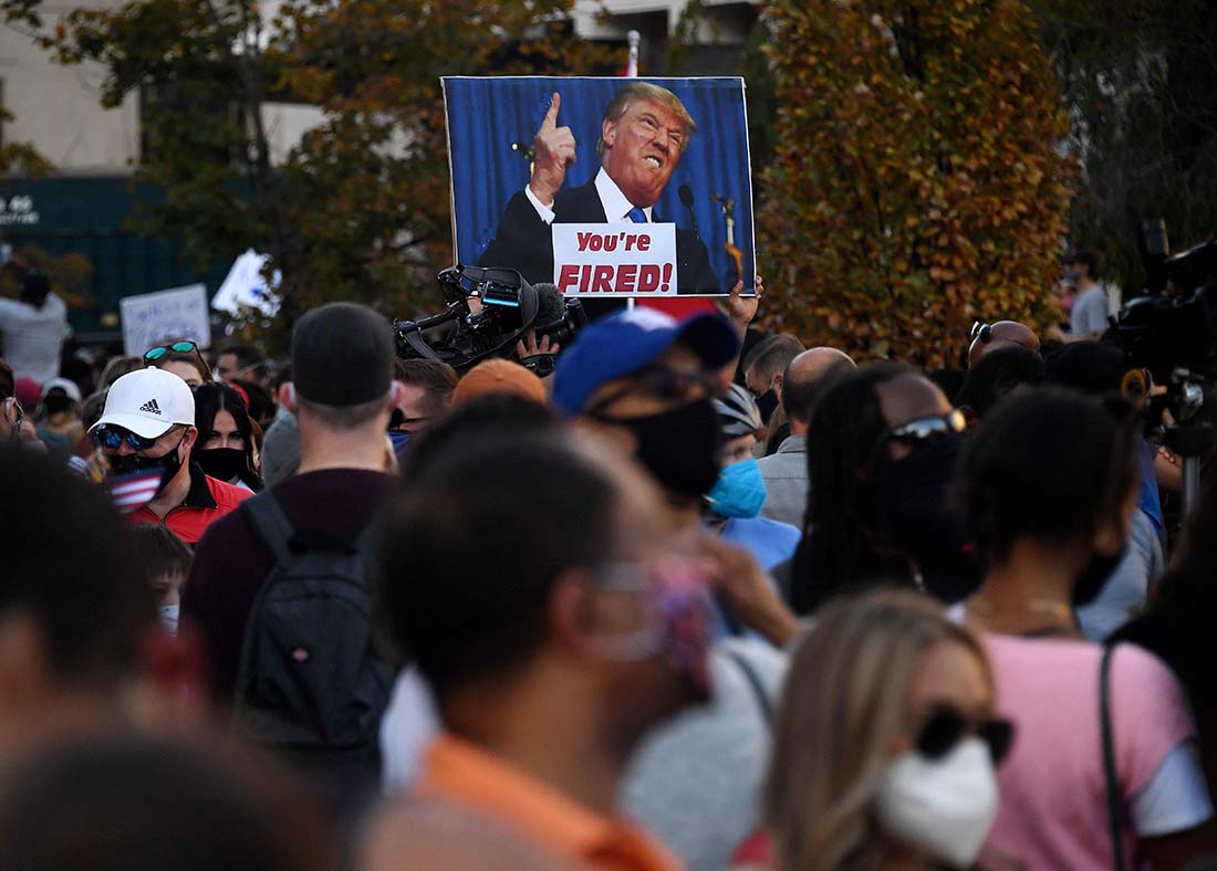 Warga AS Sambut Kemenangan Biden