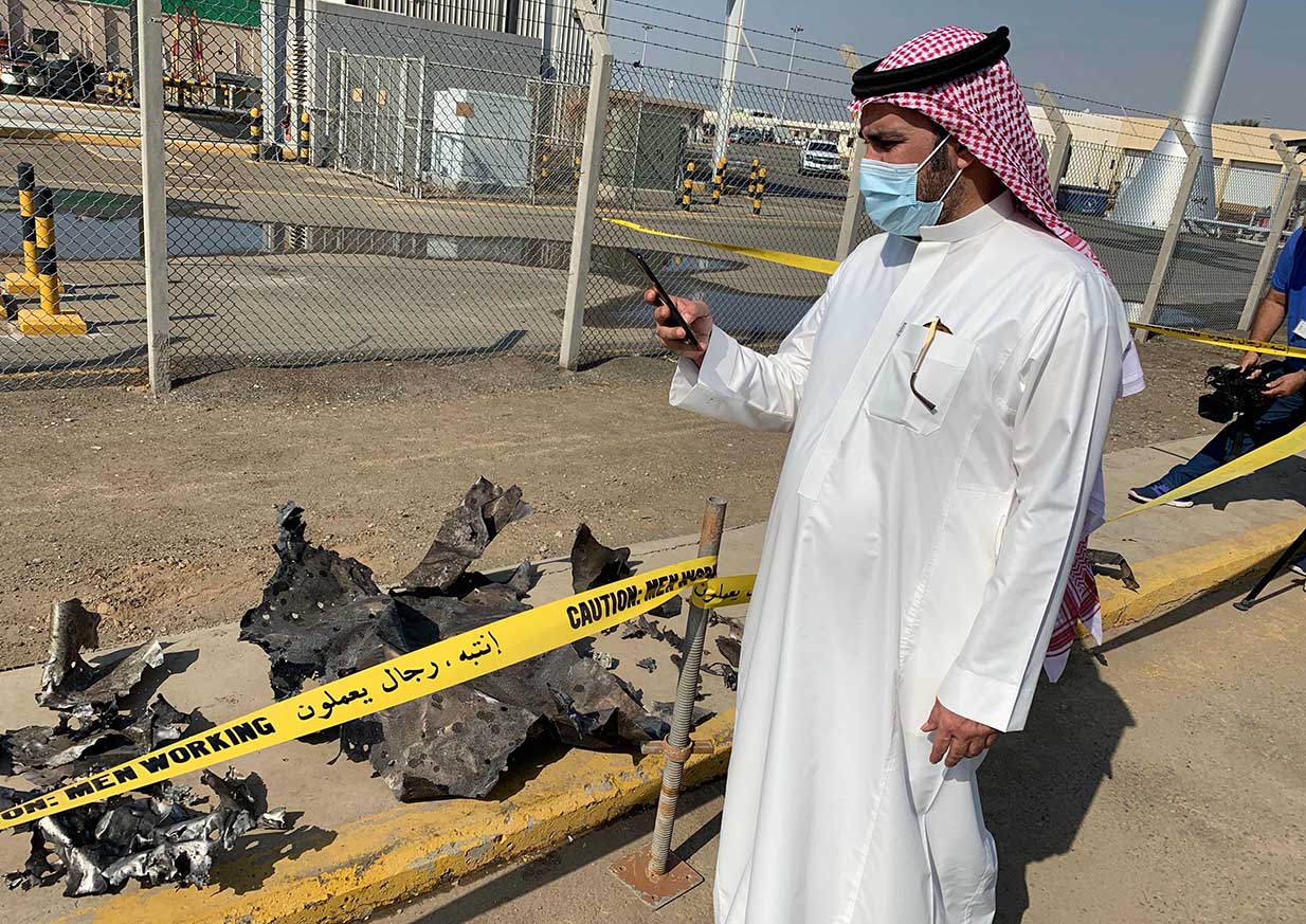 Serangan Houthi di Tangki Minyak Saudi