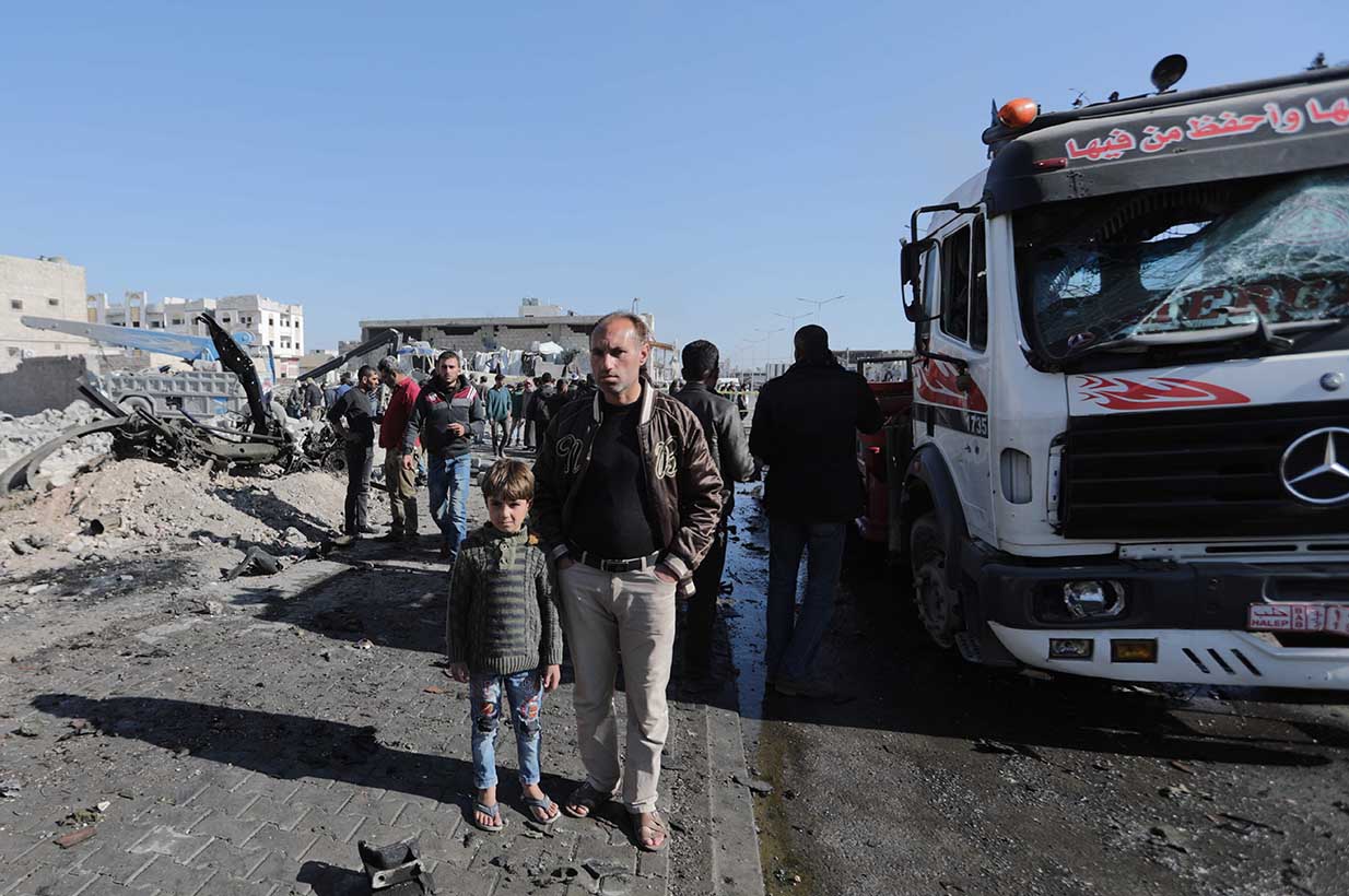 Dua Ledakan Bom Guncang Suriah