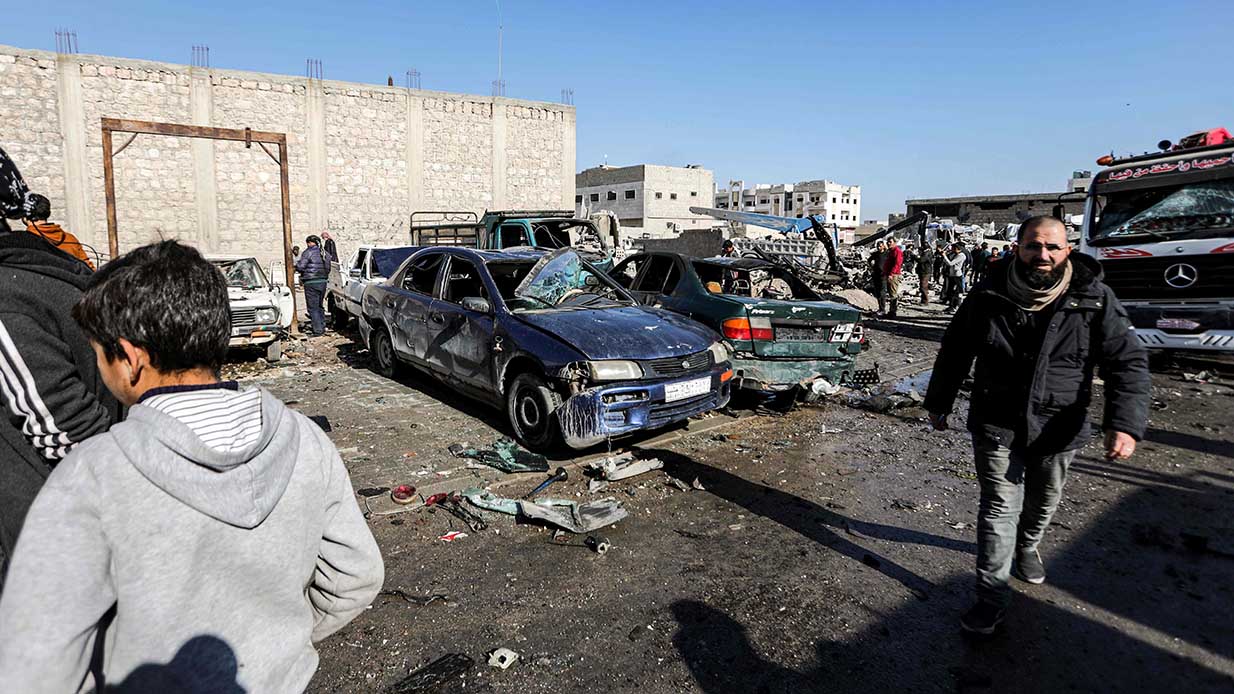 Dua Ledakan Bom Guncang Suriah