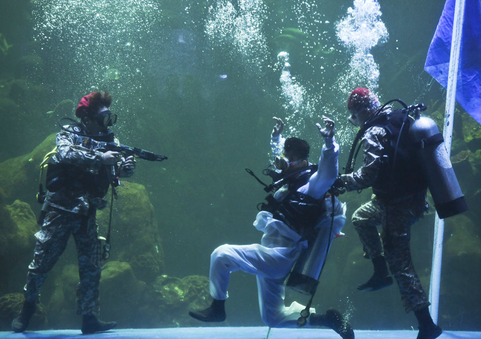 Pentas Teatrikal Perjuangan di Sea World Ancol