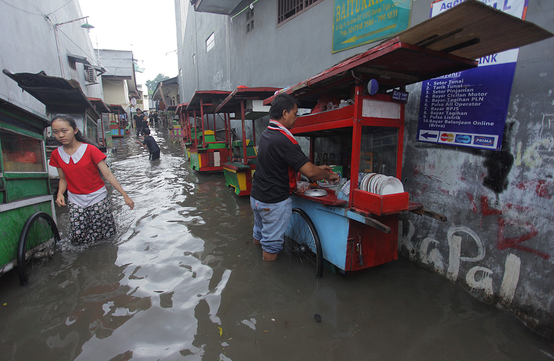 Banjir di Kemang Utara
