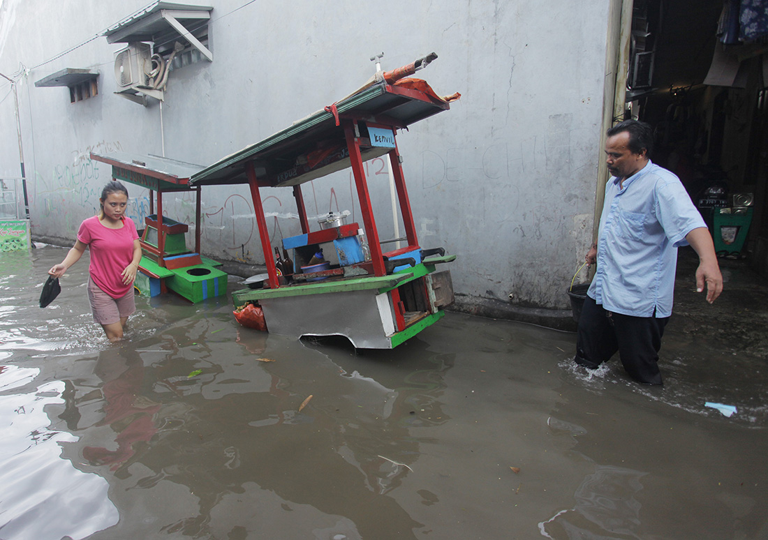 Banjir di Kemang Utara