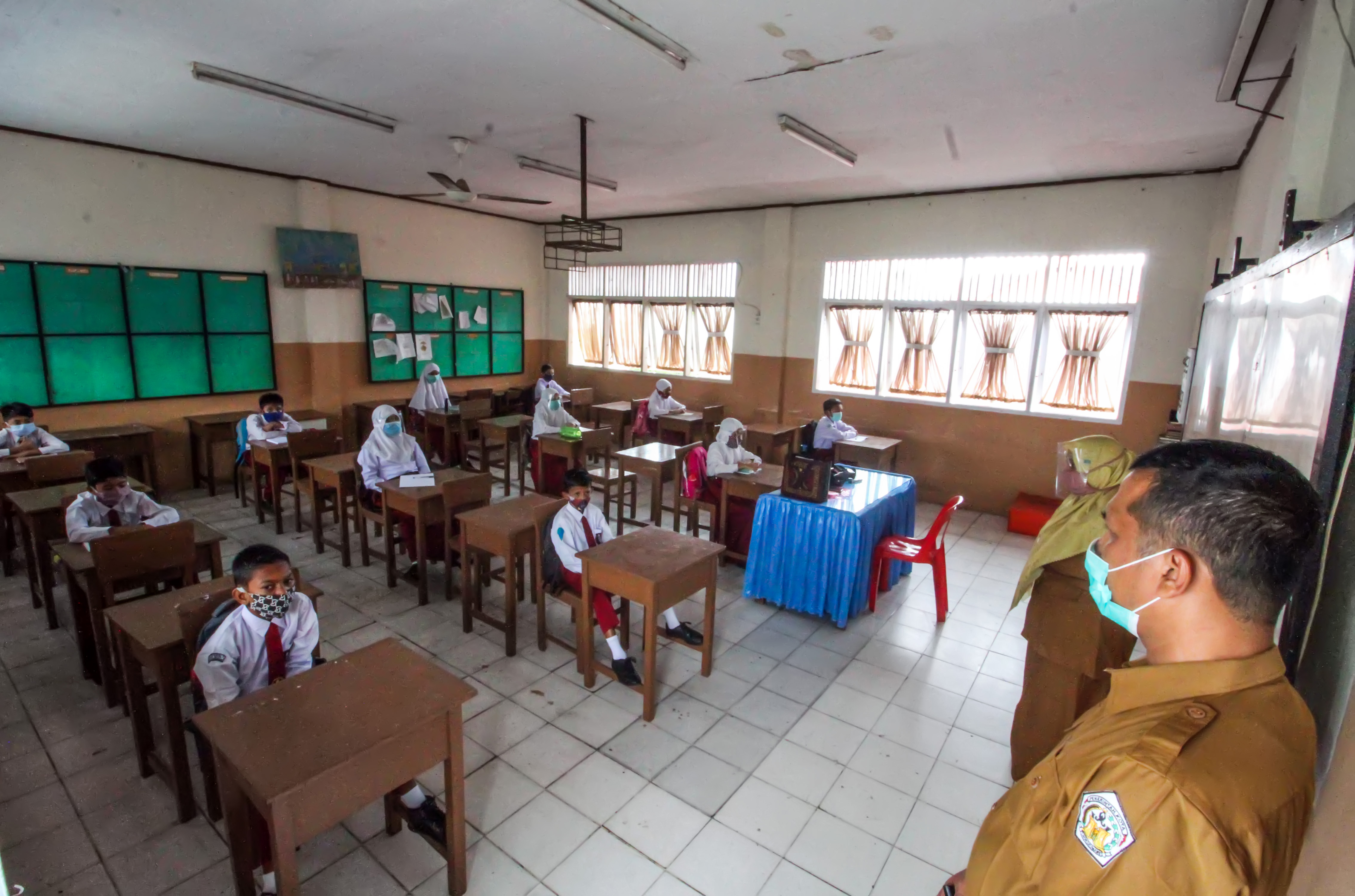  Uji Coba Sekolah Tatap Muka di Aceh