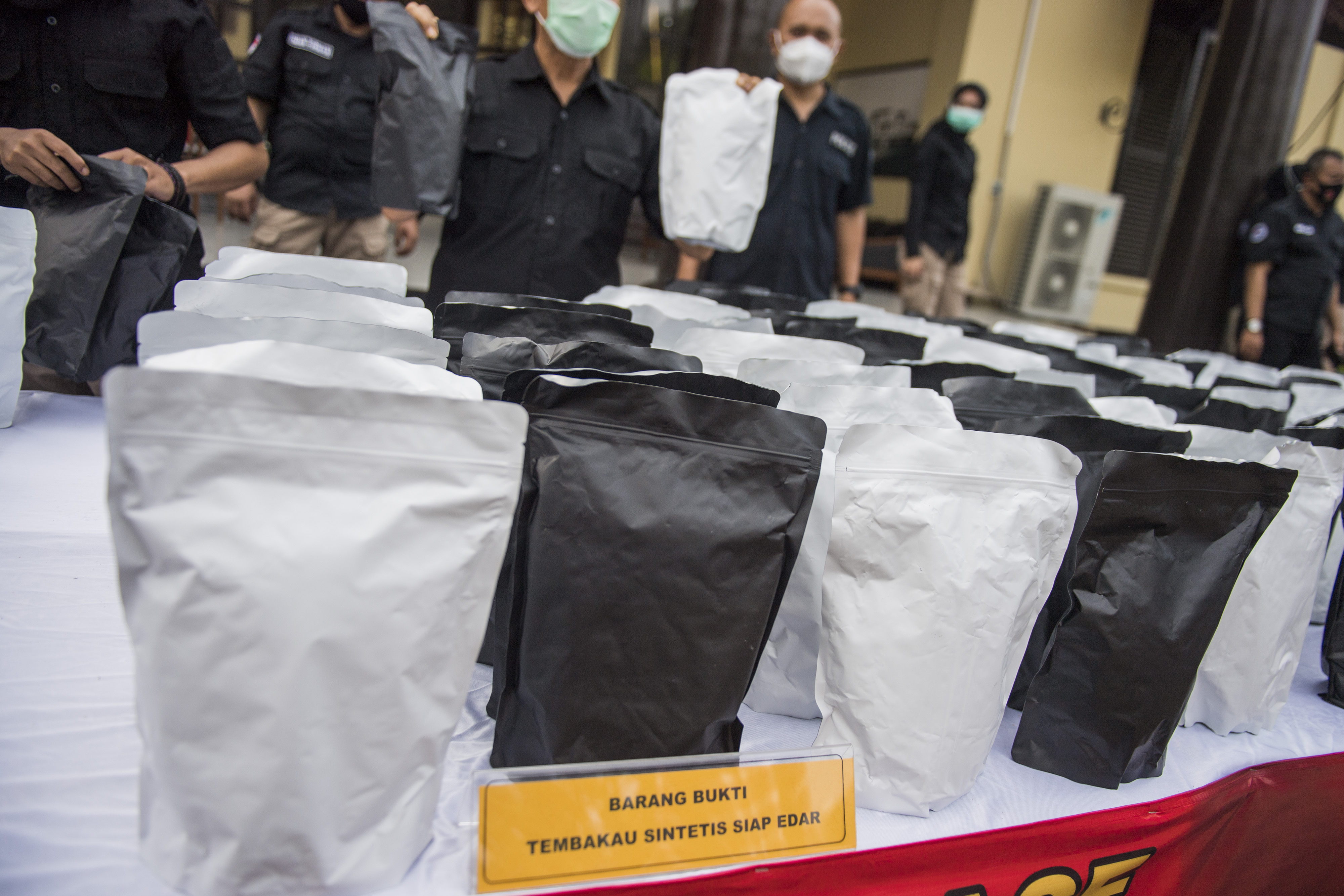 Pengungkapan Industri Rumahan Pengolahan Narkoba