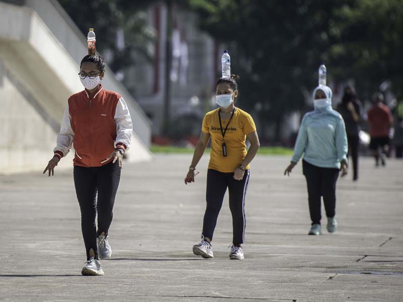 Olahraga Di Taman Lapangan Banteng