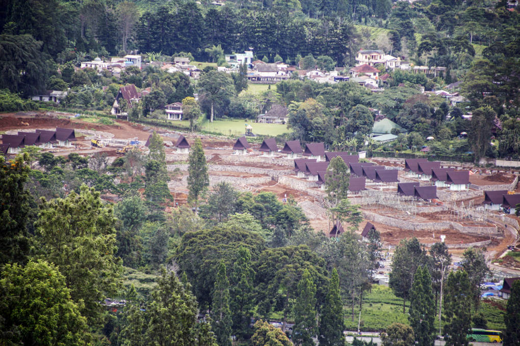 Pembangunan Rest Area di Puncak Bogor 