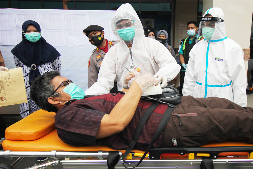 Simulasi Pilkada Menerapkan Protokol Kesehatan 