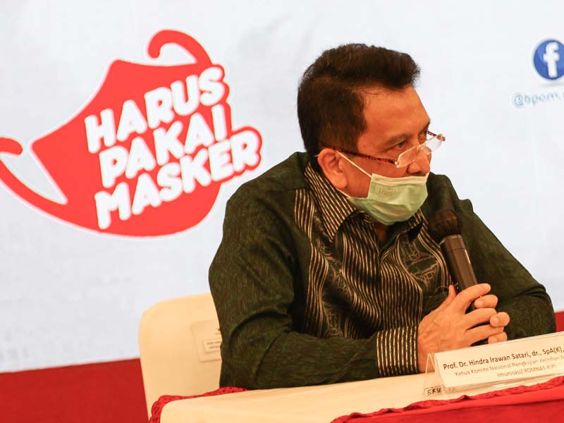 Konferensi Pers Pengawalan Keamanan Vaksin Covid-19