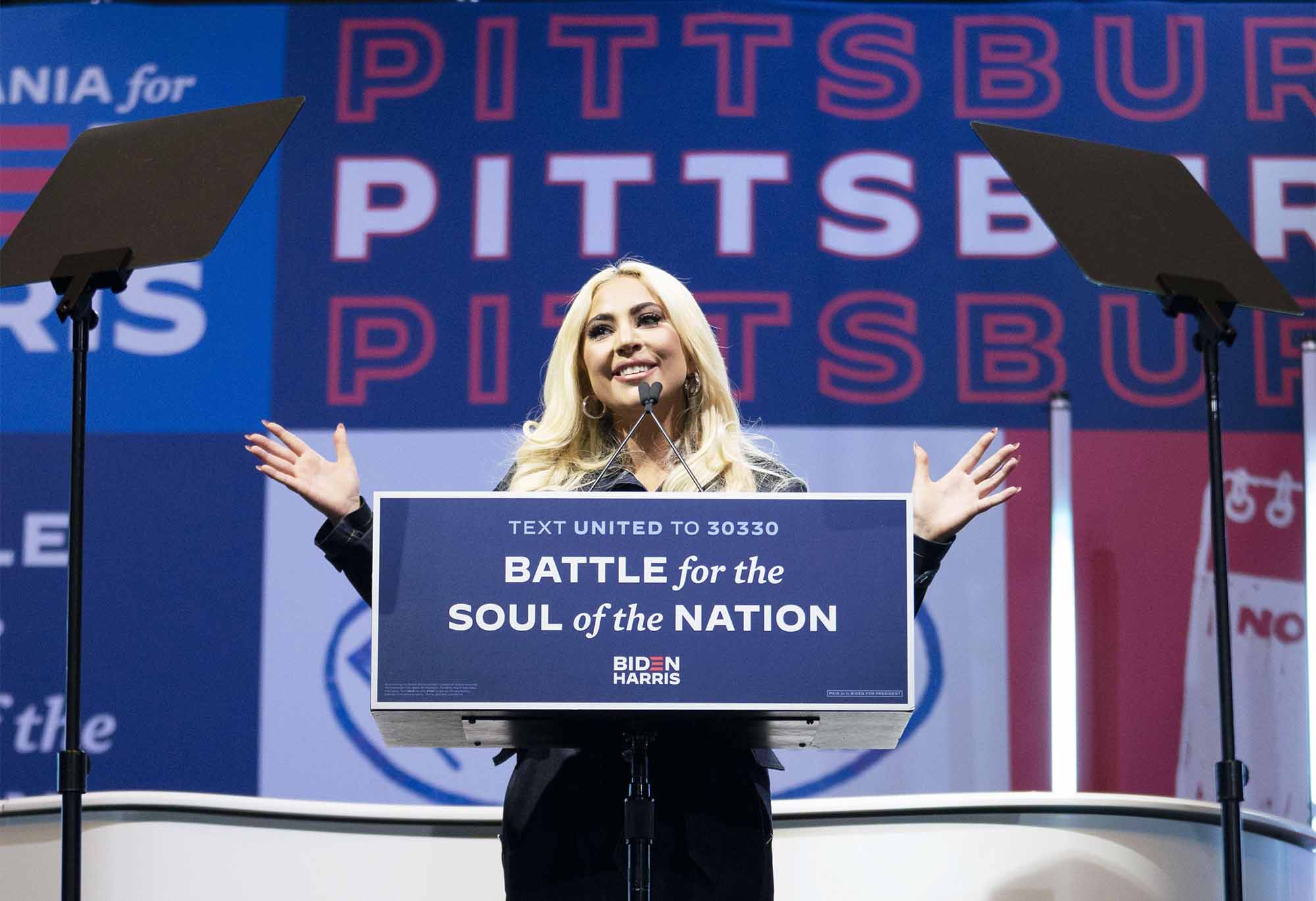 Kampanye Biden Didampingi Lady Gaga