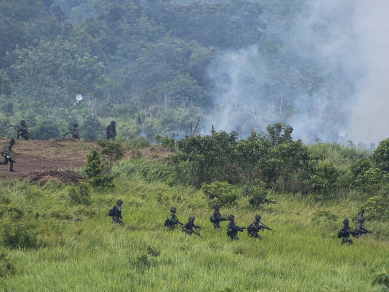 Puncak Latihan Antar Kecabangan TNI AD
