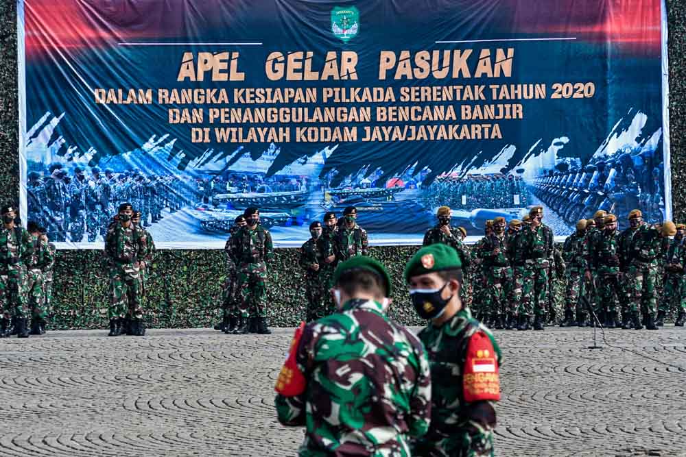 Apel  Pasukan Pengamanan Pilkada Serentak dan Penanganan Banjir