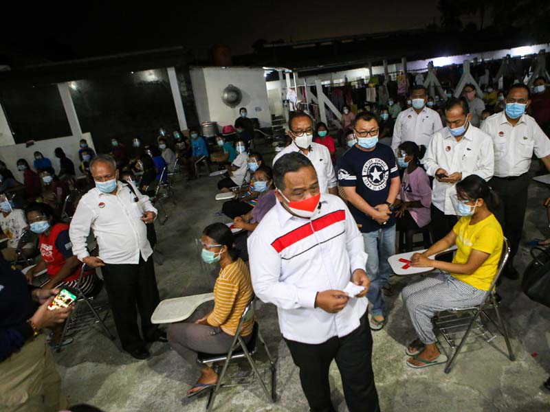 Sidak Rumah Penampungan Pekerja Migran Indonesia