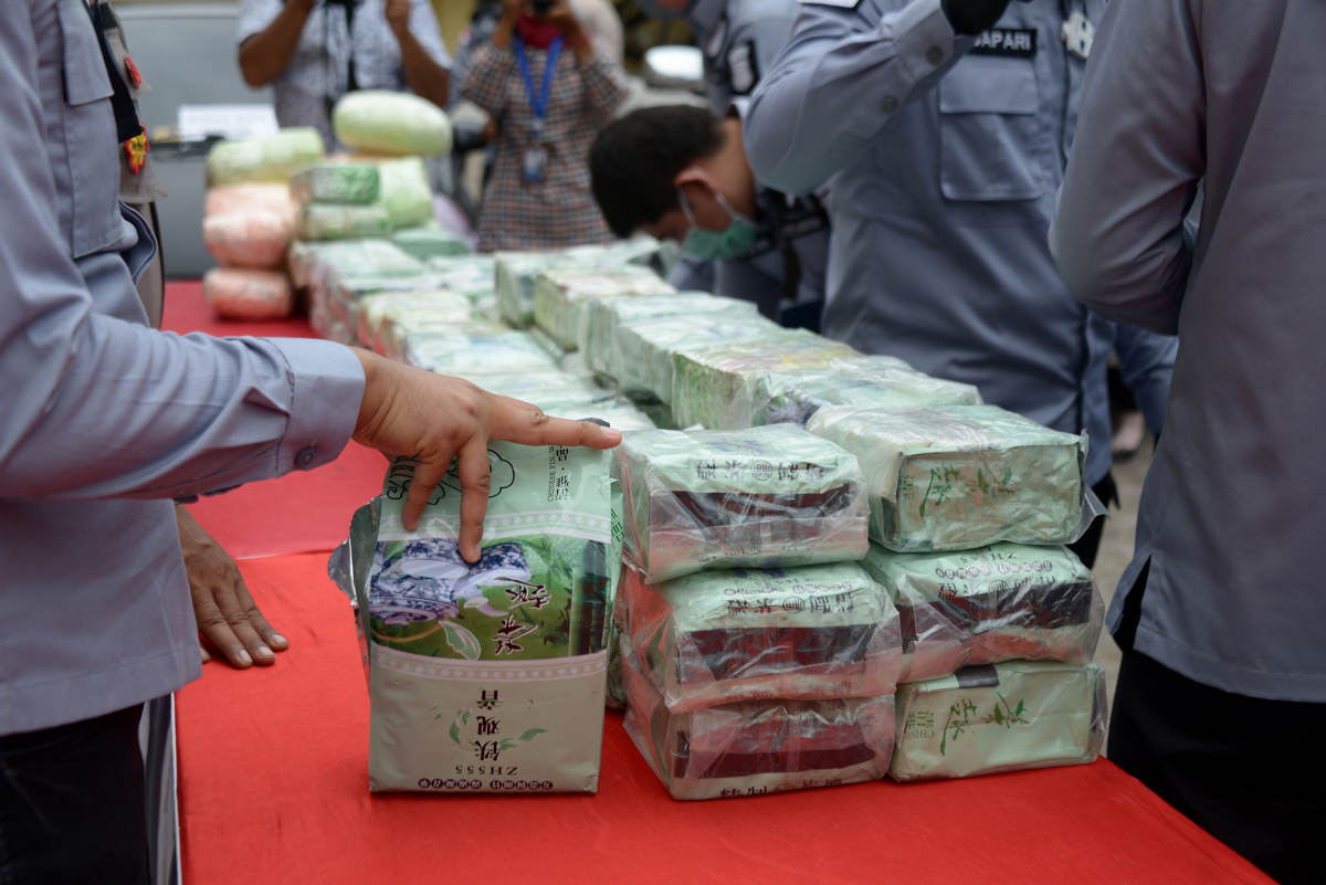 Polda Aceh Bongkar Jaringan Sabu Internasional 