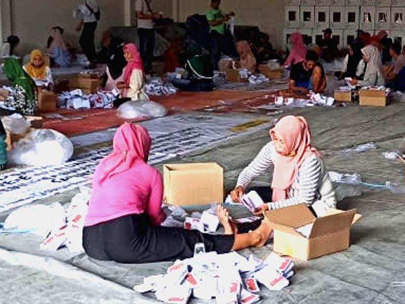 Sortir dan Pelipatan Surat Suara Pilkada