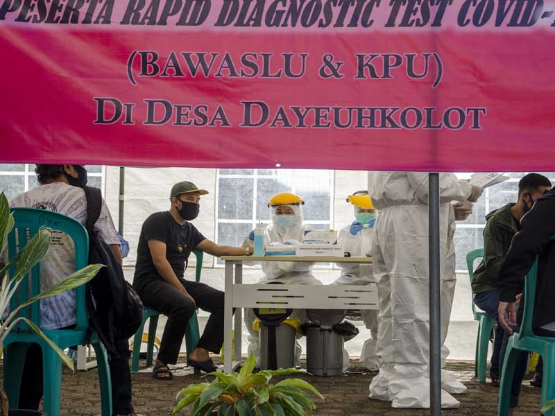 Tes Cepat Covid-19 Untuk Petugas KPPS