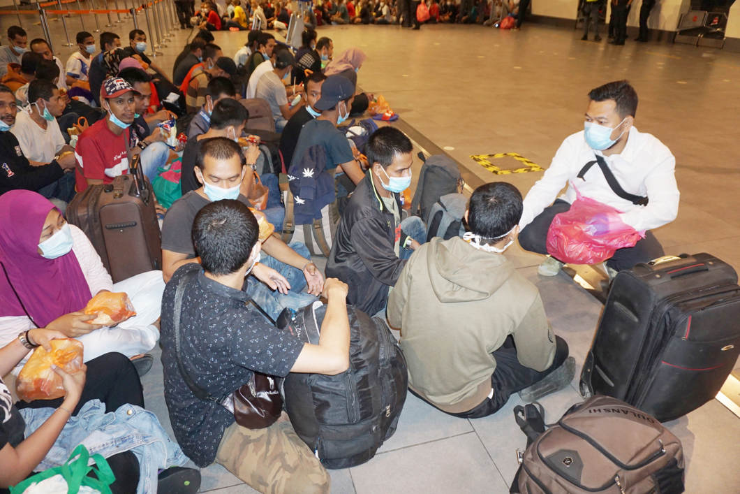 Deportasi 502 WNI Tahap III dari Kuala Lumpur  