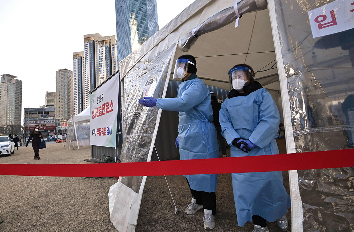 Infeksi Harian Covid-19 di Korsel Capai 1.078 kasus