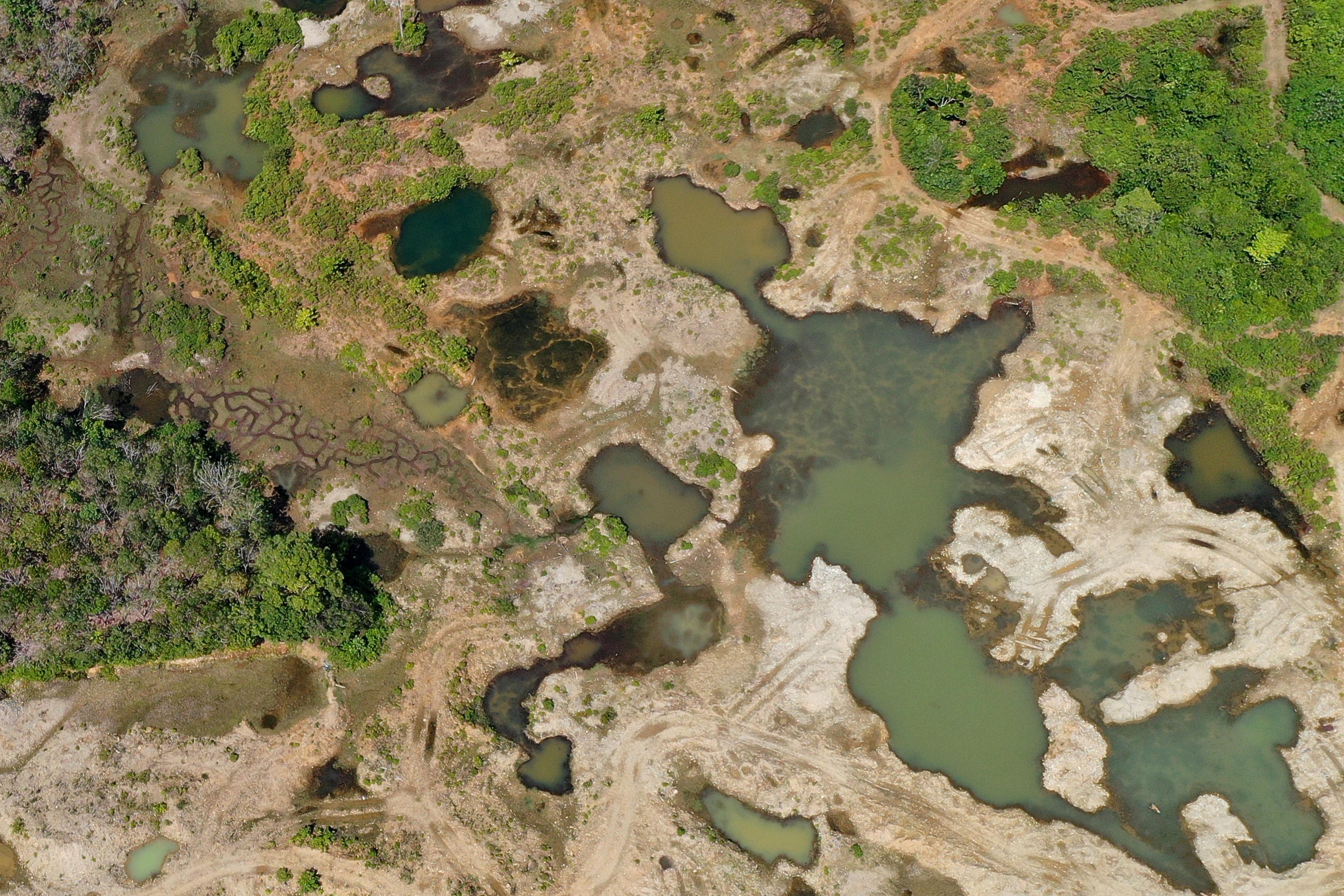 Bekas Tambang Emas Ilegal