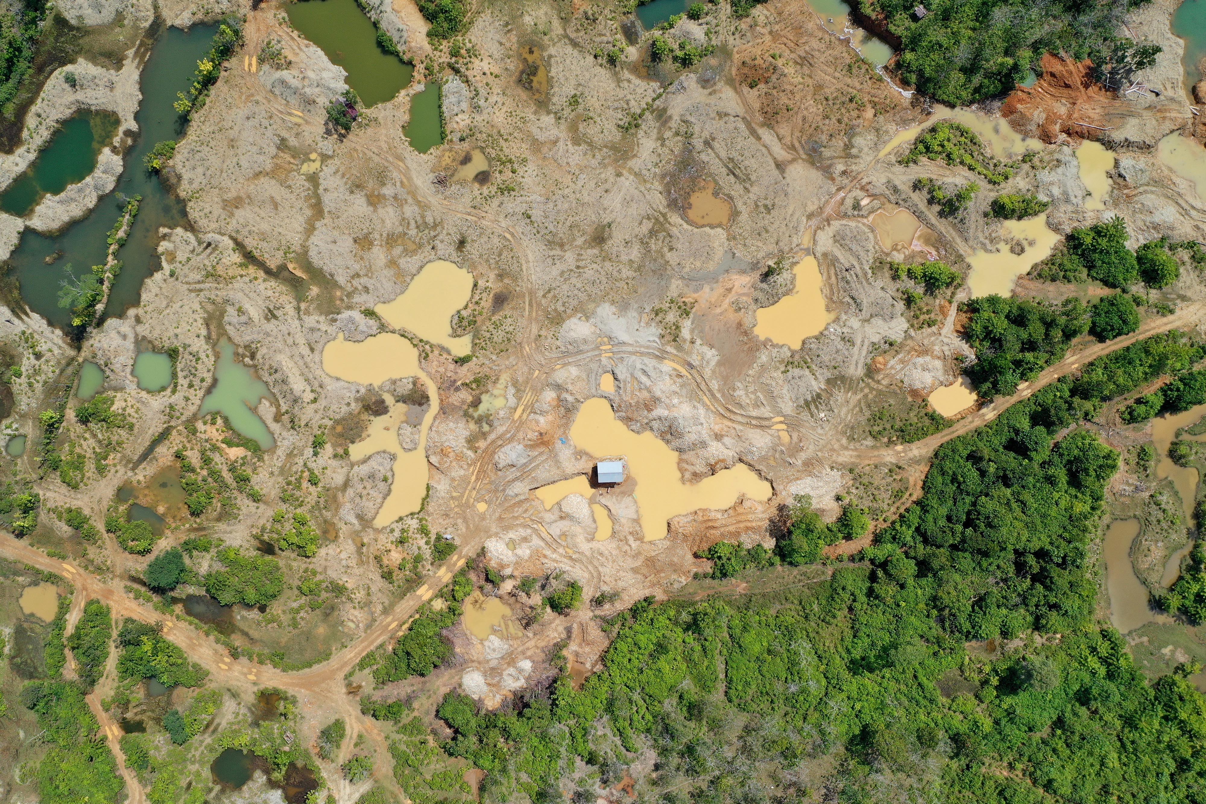 Bekas Tambang Emas Ilegal