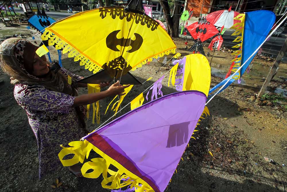 Layangan Kreasi Ibu Rumah Tangga