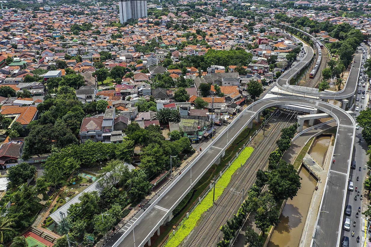 Tahap Akhir Pembangunan Jalan Layang Tapal Kuda