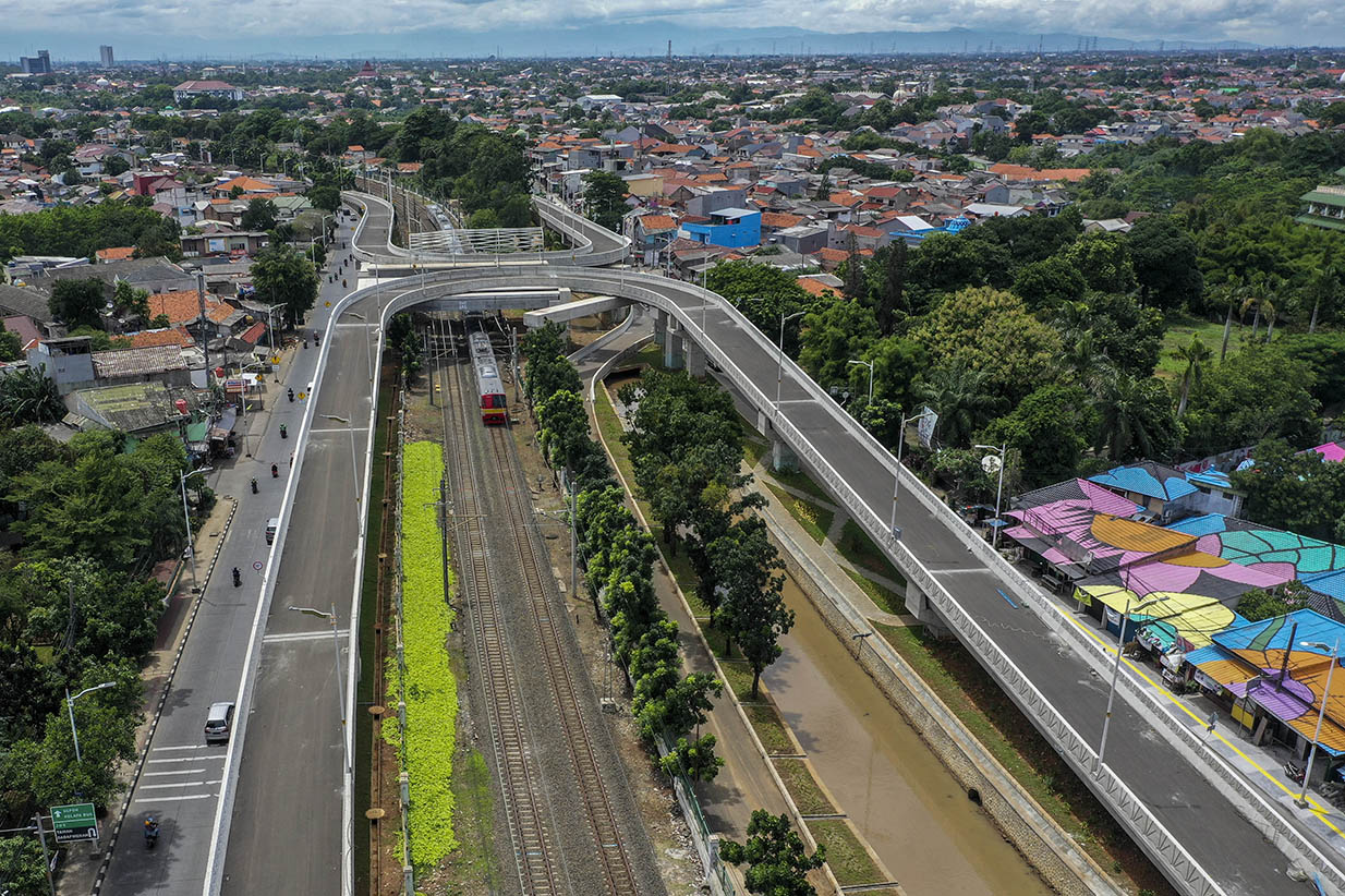 Tahap Akhir Pembangunan Jalan Layang Tapal Kuda